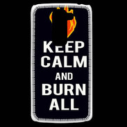 Coque LG G2 Mini Keep Calm Burn Noir