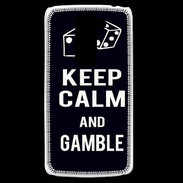 Coque LG G2 Mini Keep Calm Gamble Noir