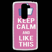 Coque LG G2 Mini Keep Calm Like This Rose