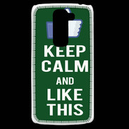 Coque LG G2 Mini Keep Calm Like This Vert