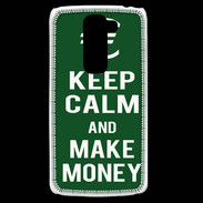 Coque LG G2 Mini Keep Calm Make money Vert