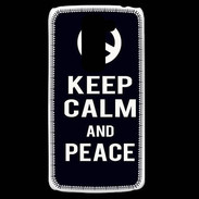 Coque LG G2 Mini Keep Calm Peace Noir