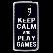 Coque LG G2 Mini Keep Calm Play games Noir