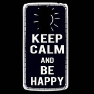 Coque LG G2 Mini Keep Calm Be Happy Noir