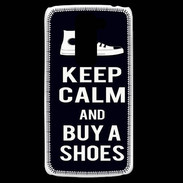 Coque LG G2 Mini Keep Calm Buy Shoes Noir