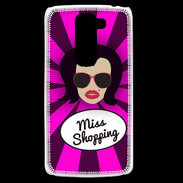 Coque LG G2 Mini Miss Shopping Brune
