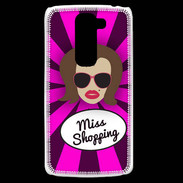 Coque LG G2 Mini Miss Shopping Chatain