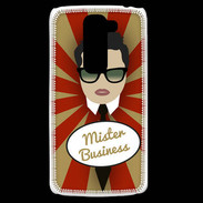 Coque LG G2 Mini Mister Business Brun