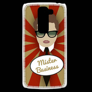 Coque LG G2 Mini Mister Business Chatain