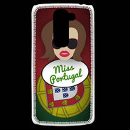 Coque LG G2 Mini Miss Portugal Chatain