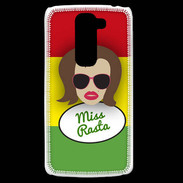 Coque LG G2 Mini Miss Rasta Chatain
