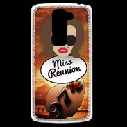Coque LG G2 Mini Miss Réunion Chatain