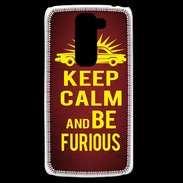 Coque LG G2 Mini Keep Calm and Be Furious Rouge