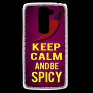 Coque LG G2 Mini Keep Calm and Be Spicy Rose