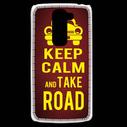 Coque LG G2 Mini Keep Calm and Take o road 2 Rouge