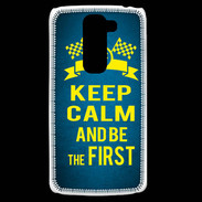 Coque LG G2 Mini Keep Calm and Be the First Bleu