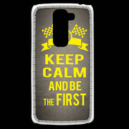 Coque LG G2 Mini Keep Calm and Be the First Gris