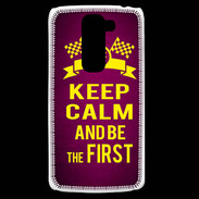 Coque LG G2 Mini Keep Calm and Be the First Rose