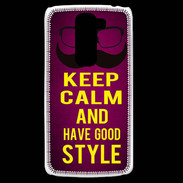 Coque LG G2 Mini Keep Calm and Have a good Style Rose