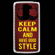 Coque LG G2 Mini Keep Calm and Have a good Style Rouge