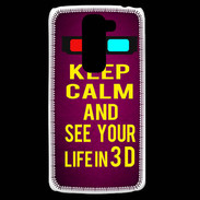 Coque LG G2 Mini Keep Calm and See your life 3D Rose