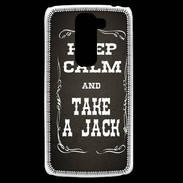 Coque LG G2 Mini Keep Calm and Take Jack Gris