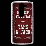 Coque LG G2 Mini Keep Calm and Take Jack Rouge