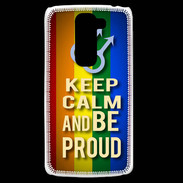 Coque LG G2 Mini Keep Calm and Be Proud mens Gay