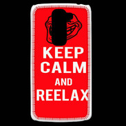 Coque LG G2 Mini Keep Calm and Reelax Rouge
