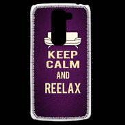 Coque LG G2 Mini Keep Calm and Reelax Violet