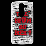 Coque LG G2 Mini Ta l'seum ou bien Rouge