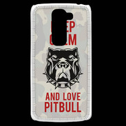 Coque LG G2 Mini Keep calm pitbull 2 ZG
