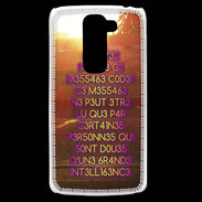 Coque LG G2 Mini Message codé ZG