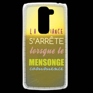 Coque LG G2 Mini Confiance et mensonge ZG