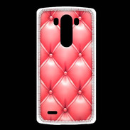 Coque LG G3 Capitonnage Rose