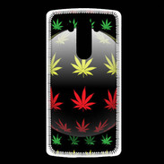 Coque LG G3 Effet cannabis sur fond noir