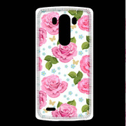 Coque LG G3 Vintage Rose 3