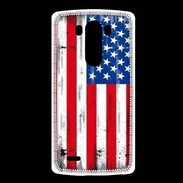 Coque LG G3 Drapeau USA grunge et vintage 5