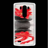 Coque LG G3 Fleurs et galet