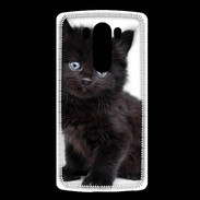 Coque LG G3 Petit chaton noir