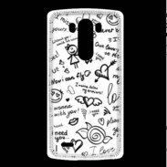 Coque LG G3 Mélange de mots