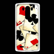 Coque LG G3 Carte de poker vintage 50