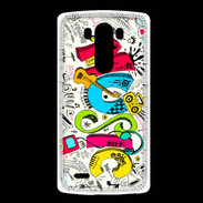 Coque LG G3 Graffiti Musique