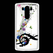 Coque LG G3 Farandole de notes de musique 1