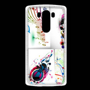 Coque LG G3 Abstract musique