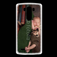 Coque LG G3 Bébé dormant sur des livres