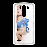 Coque LG G3 Bébé ruban bleu