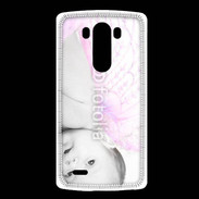 Coque LG G3 Bébé ailes d'ange rose