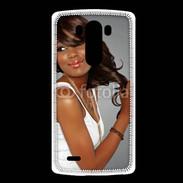 Coque LG G3 Femme metisse noire