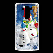 Coque LG G3 Bonhommes de neige